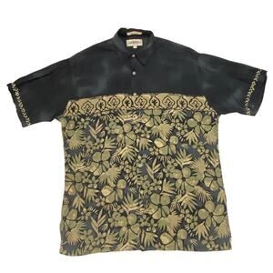Vintage Hawaiian Men's Shirt MEDIUM floral